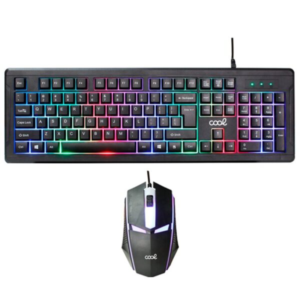 Teclado + ratón inalámbricos USB Cool Florida