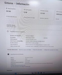 PC gaming Ryzen 5 5500, RTX 3060 12gb, RAM 32gb reacondicionado