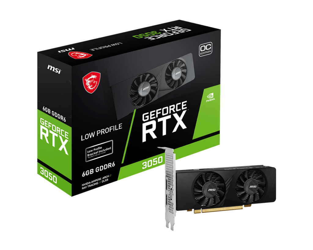 Tarjeta gráfica RTX 3050 LP 6G OC GeForce MSI